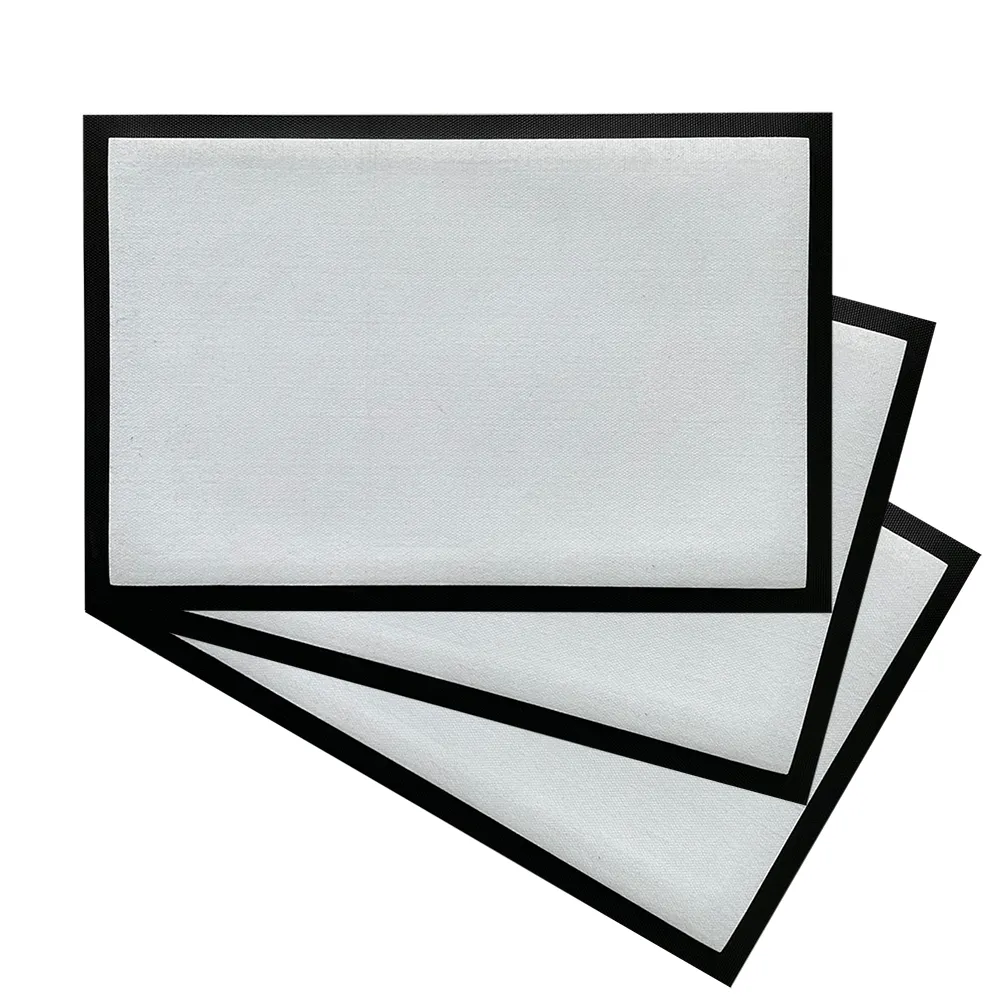 Tapis de sol de porte de sublimation blanc imprimé numérique personnalisé blanc tapis de sublimation extérieur blanc