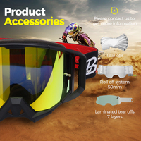 Lunettes de moto tendance Las Vegas Reno Nevada 1000 Mile Edition, protection UV400, verres anti-buée, sangle réglable pour