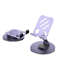 Support de téléphone personnalisé compatible avec tous les téléphones, tablettes, support mobile portable réglable en métal
