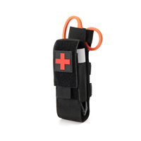 Sac tactique de premiers secours avec lampe torche, sac médical pratique pour extérieur, sac de rangement pour garrot et ciseaux, sac portable à suspendre