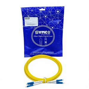 สายแพทช์ไฟเบอร์ออปติก SYMCO LC/UPC LC/UPC SM-DX-3.0-3M-2 เกรดโทรคมนาคม แบบดูเพล็กซ์ LSZH ผ่านการทดสอบจากโรงงาน 100% รับประกัน 1 ปี - Product Image 1