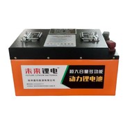 Batterie au lithium commerciale 60V 64V 52Ah 50Ah 46.5Ah avec BMS et chargeur pour tricycles électriques de passagers et de fret