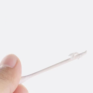 Hisopos de algodón Haishi Hainuo de 10 cm, de doble punta, de una sola capa, para limpieza de oídos, desechables, para uso doméstico - Product Image 1