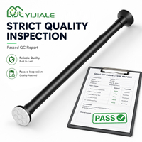 YIJIALE Source OEM/ODM Barra de tensión de acero inoxidable fosfatado de 27.56-47.24 pulgadas para cortina de ducha de alta resistencia para baño