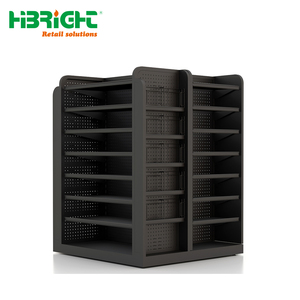 Commercial Metal Supermarket Cashier Desk Front <b>Shelf</b> Heavy Duty Queue Barrier Merchandise Display <b>Rack</b> - Product Image 5