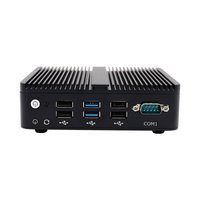 Mini PC Intel Ce-leron Quad Core J4125 Win11 1 * DB9 RS232 COM 4 * RJ45 2,5G LAN 300M WiFi HD Computadora de escritorio industrial sin ventilador