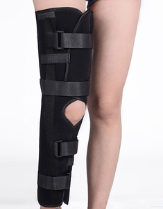 <span class=keywords><strong>Attelle</strong></span> de <span class=keywords><strong>Genou</strong></span> Orthopédique Respirante et Portable pour Rééducation, Soutien des Ligaments et Immobilisation Physique - Product Image 2