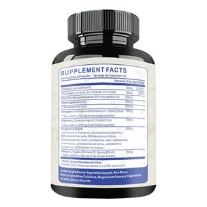AegleWell Cápsulas Veganas 8 en 1 con Mezcla de Probióticos y Calostro para el Apoyo Intestinal con Baya del Saúco, <span class=keywords><strong>Zinc</strong></span>, Jengibre, Vitamina C y Astrágalo - Product Image 6