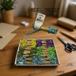 Leaf And Linen Rolls Craft Supply 20Pcs Decorative Twine For DIY Projects - Product Image 3