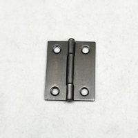 1.5 Inch Black H Type Iron Weld Hinge Wholesale Butt Hinge Hardware for Industrial Chassis Cabinet Metal Box Wooden Storage Case