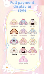 Caja Sorpresa de Peluche de la Serie Baby Lily Rabbit Town 400% Original, Nueva y en Stock, para Mayores de 14 Años, Temática de Películas y TV de China - Product Image 3