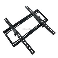 Soportes de Pared Universales Inclinables de Acero para TV para Monitores LCD de 26-63 Pulgadas, Capacidad de 45 kg, Distancia de Pared de 50 mm