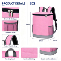 Sac isotherme souple portable 15L personnalisé avec impression de lettres, réutilisable, pour pique-niques et boîte de rangement pour le déjeuner