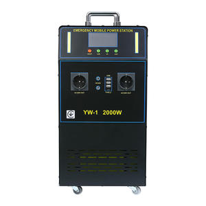 Portable 2000Wh batterie au lithium centrale solaire alimentation de <span class=keywords><strong>camping</strong></span> de voiture d'urgence avec lampe de poche équipée panneaux solaires - Product Image 5