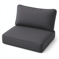 Coussin de siège en éponge épaisse pour l'extérieur, coussin de remplacement pour canapé, housse imperméable personnalisée