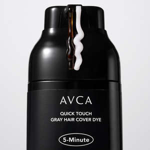 AVCA Quick Touch Crème Colorante Noire pour Cheveux Gris 5 Minutes 240ml – Couvre Rapidement les Racines – Coloration Temporaire à Action Rapide – Extraits Végétaux - Product Image 2
