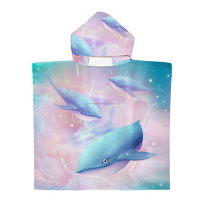 Ponchos de <span class=keywords><strong>Surf</strong></span> Personalizados para <span class=keywords><strong>Mujer</strong></span>, de Microfibra de Poliéster Estampado, con Capucha, de Secado Rápido, Antiarena, para Verano, para Adultos y Niños, Toalla de Playa para Cambiarse - Product Image 4