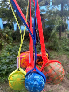 כדור אימון אינטראקטיבי לחיות מחמד, אקולוגי ועמיד, עשוי EVA מודרני, עם ידית PVC, צעצוע לעיסה אינטראקטיבי קלאסי לכלבים - Product Image 6