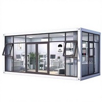 Conteneur habitable personnalisé par le fabricant 20ft 40ft – Maisons modulaires modernes préfabriquées, mini-maisons, bureaux et appartements en conteneurs