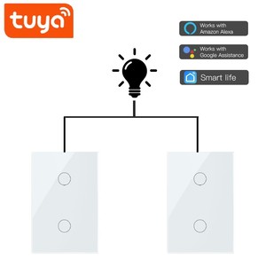 Tốt nhất bán 220V cảm ứng thông minh ánh sáng Wifi Alexa 600W chúng tôi cho tuya 10A nhà tường đơn cực 600W IP66 điện không dây Zigbee - Product Image 3