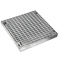 Grille en acier galvanisé à chaud Q235 |   Matériaux de construction, grille métallique |   Couverture de drainage pour passerelle