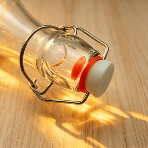 Bouteilles en verre rondes de 1000 ml de grande taille, de haute qualité, avec bouchon à clipser, pour jus, <span class=keywords><strong>lait</strong></span> et vin, vente en gros - Product Image 4