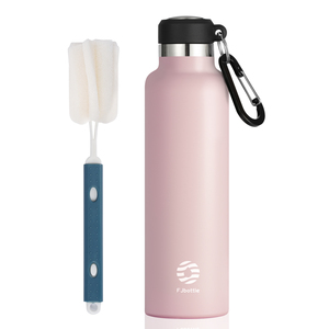 FEIJIAN 600ml bottiglia di acqua sottovuoto in acciaio inox piccola bocca fiaschi sportivi su misura doppia parete bottiglie palestra - Product Image 5