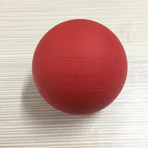 2.5 "Dia Massaggio Lacrosse Balls per Trigger Point Terapia, Muscolo Nodi Candeggiati, di Yoga Terapia 100% Solido di Gomma