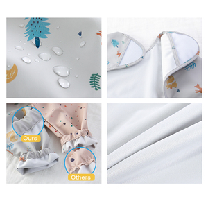 Baberos con mangas largas para bebé, BATA <span class=keywords><strong>DE</strong></span> ARTE impermeable <span class=keywords><strong>de</strong></span> PU, ropa <span class=keywords><strong>de</strong></span> alimentación para recién nacidos, delantales <span class=keywords><strong>de</strong></span> comida ajustables para bebé - Product Image 5