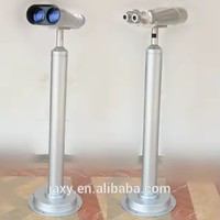 Télescope astronomique 40X100 extérieur étanche à pièces placé à des endroits pittoresques pour la visualisation