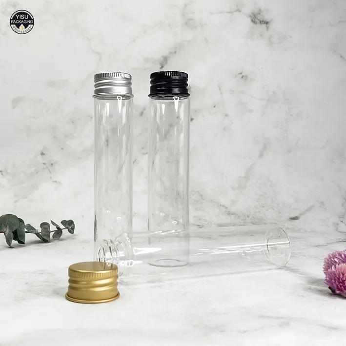 30mm 플랫 바닥 borosilicate 유리 테스트 튜브 알루미늄 스크류 캡