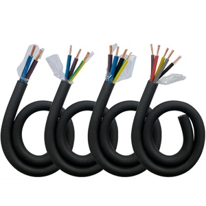 Câble électrique submersible pour pompe à eau de puits profond H07RN8-F-450/750V 3 ou 4 conducteurs 4*1 4G2.5 <span class=keywords><strong>4G4</strong></span> 4G6 triphasé 25mm - Product Image 2