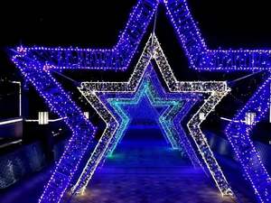 Grand motif d'éclairage en forme d'arche 3D, lumières de Noël en forme de cœur, indice de protection IP65, télécommande, éclairage extérieur pour le Nouvel An et Noël - Product Image 6