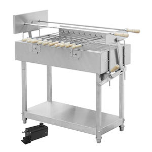 Parrilla portátil para exteriores, <span class=keywords><strong>asador</strong></span> <span class=keywords><strong>de</strong></span> barbacoa ahorrador <span class=keywords><strong>de</strong></span> energía con <span class=keywords><strong>cadena</strong></span> <span class=keywords><strong>de</strong></span> motor, parrillas giratorias para barbacoa <span class=keywords><strong>de</strong></span> carbón - Product Image 5