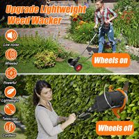 Outils de Jardin Sans Fil : Tondeuse Électrique, Débroussailleuse à Batterie Lithium, Coupe-Bordures et Désherbeur