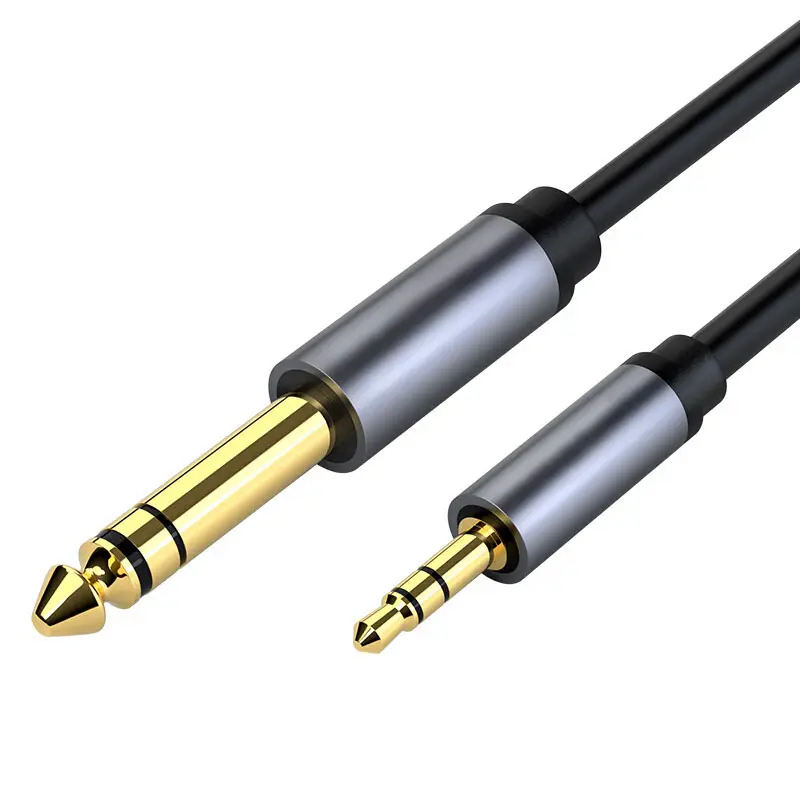 3.5mm To 6.35mm Audio Adapter Auxiliary Cable For Cellphone Computer Amplifier Speakers 3.5 Jack To 6.5 Jack Male Audio Cable
