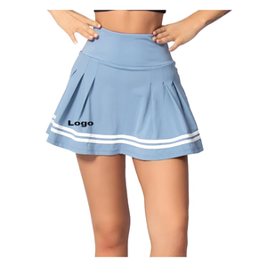 Custom Atletische Tennis Golf Sport Rok Met Korte Broek Sneldrogende <span class=keywords><strong>2</strong></span>-In-1 Goede Stretch Legging Voor Meisjes Kleine Bestelling - Product Image 1