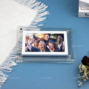 High-End 7 Zoll digitaler Foto rahmen Neuester bunter NFT transparenter elektronischer Album Acryl <span class=keywords><strong>Motion</strong></span> Video Player für Digital - Product Image 1