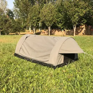 아카디아 야외 맞춤형 캠핑 방수 캔버스 풍선 스와그 텐트 여행 더블 스와그 텐트