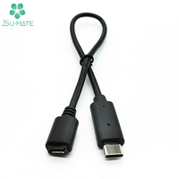 Câble de données USB-C vers Micro personnalisé de 6 pouces, compatible avec les appareils Micro USB, pour la charge et la synchronisation des données, câble Micro USB personnalisable