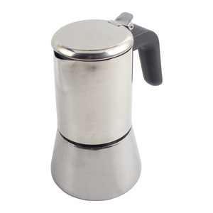 Premium Stainless Steel Moka Pot Induction Compatible Stovetop Espresso <b>Maker</b> Italian <b>Coffee</b> Percolator with Ergonomic Handle - Product Image 6