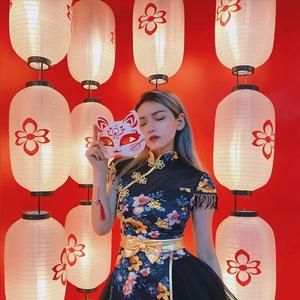 Прямой уличный водонепроницаемый фонарь наружная реклама Китайская древняя зимняя Дыня круглый фонарь из овчины - Product Image 5