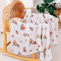 Couverture légère et respirante pour nouveau-né, en mousseline de coton bio, 100% coton, pour emmailloter bébé, vente chaude