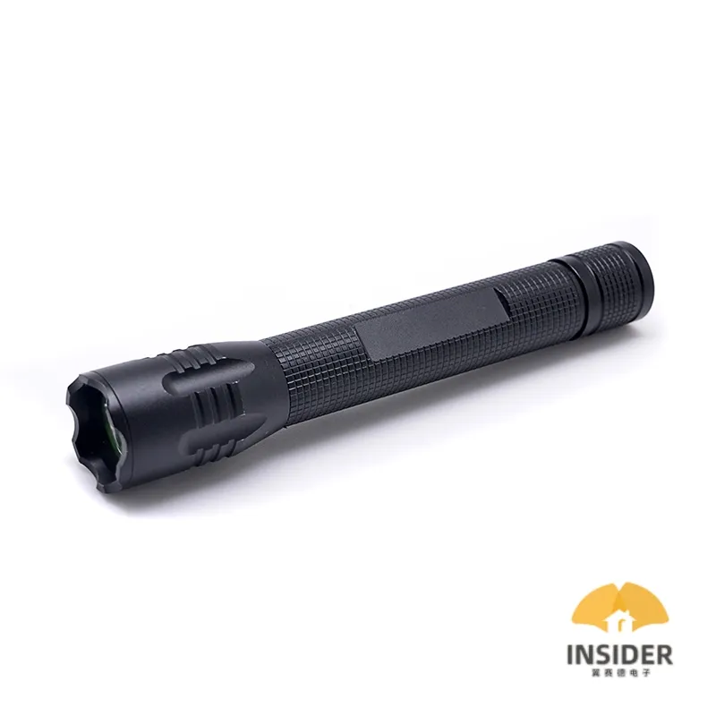 Mẫu Miễn Phí Nhật Bản Xách Tay Mini Đèn Siêu Sáng Nhôm Đèn Pin 2xaa Khô Pin 3 Wát Led Tactical Torch Led Đèn Pin