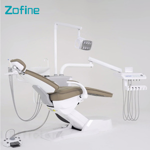 Sillón Dental Zofine Z15 de Alta Calidad, Unidad Dental Profesional de Lujo con Cuero Nappa, Turbina Metálica y Escupidera de Cerámica - Product Image 3