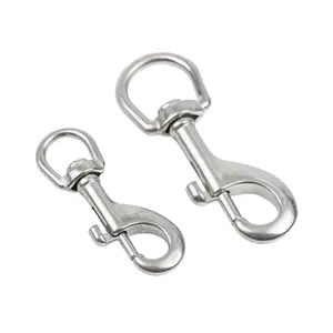 Produttore AISI304/316 in acciaio inox bullone girevole a scatto moschettone rotante moschettone gancio a scatto