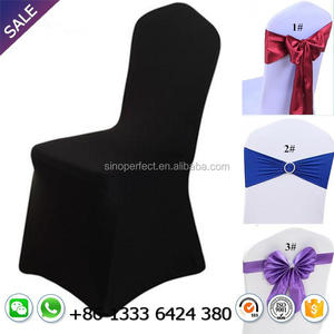 Funda de Silla de Spandex Blanca Económica para Banquetes de Boda y Hoteles - Product Image 4