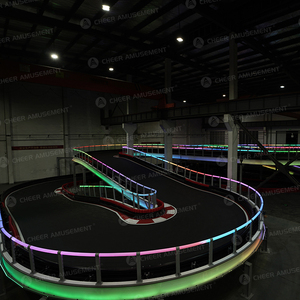 Custom Multi Level Indoor Go Kart Track <strong>Racing</strong> System Indoor Karting Track For Commercial Amusement Parks, FEC - Product Image 2