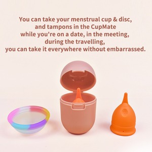 Esterilizador y Estuche de Almacenamiento para Copas Menstruales Furuize Cupmate, <span class=keywords><strong>Caja</strong></span> de Desinfección Reutilizable de PP para Copas Menstruales - Product Image 4