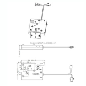 LY-8821C solenoid khóa DC + 12V ổ khóa điện kiểm soát an ninh ổn định chất lượng máy bán hàng tự động giá rẻ Tủ ổ khóa - Product Image 6